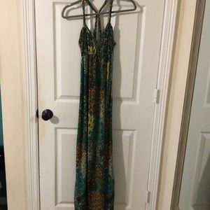 Peacock Maxi Dress